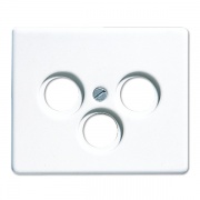 Накладка телевизионной розетки TV+FM+SAT Jung SL500 Белый