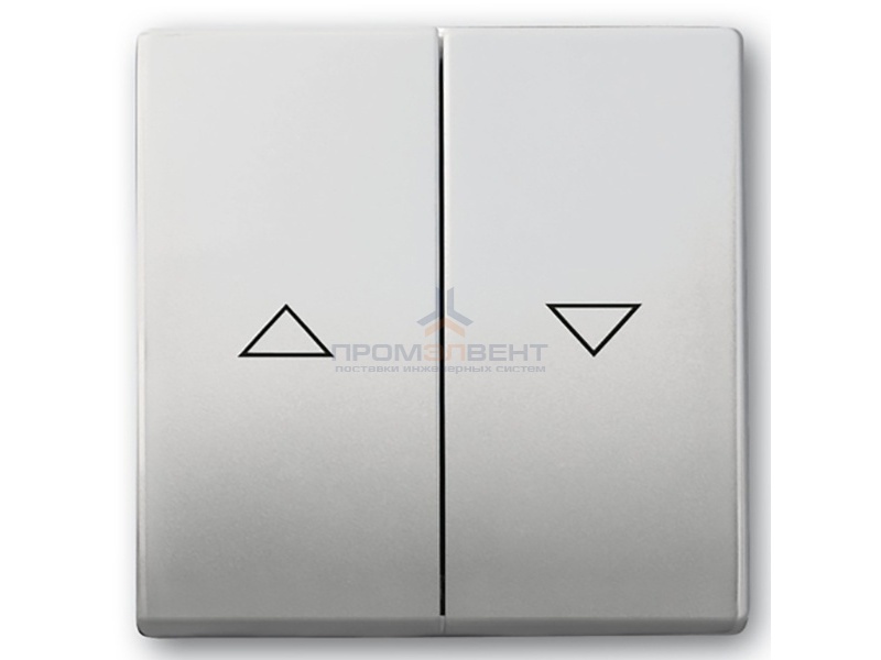 Клавиша для выключателя жалюзи ABB Pure Сталь (1785 JA-866)