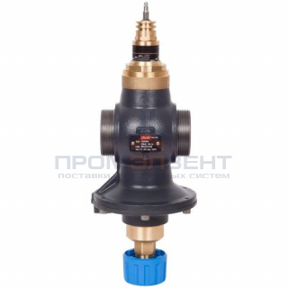 Клапан балансировочно-регулирующий Danfoss - AQT 2"1/2" (НР/НР, PN16, Tmax 120°C, c измер.ниппелями)