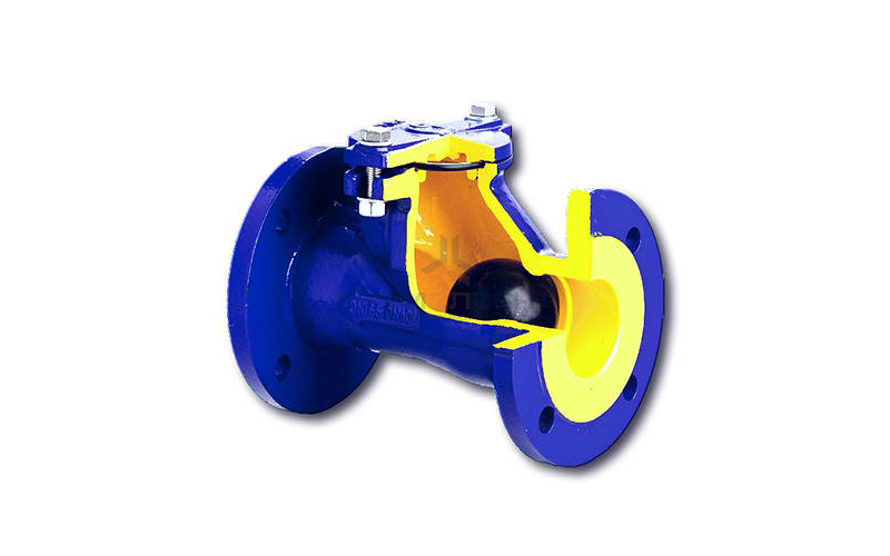 Клапан обратный шаровой Zetkama 400 D - Ду350 (ф/ф, PN10, Tmax 70°C, исполнение №55)