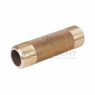 Удлинитель резьбовой STOUT - 3/4" длина 50 мм (НР/НР, латунь без покрытия)