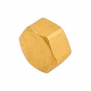 Заглушка латунная с внутренней резьбой STOUT - 3/8"