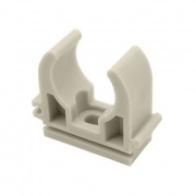 Клипса для труб FV-Plast - 20 (для полипропиленовых труб, цвет серый)