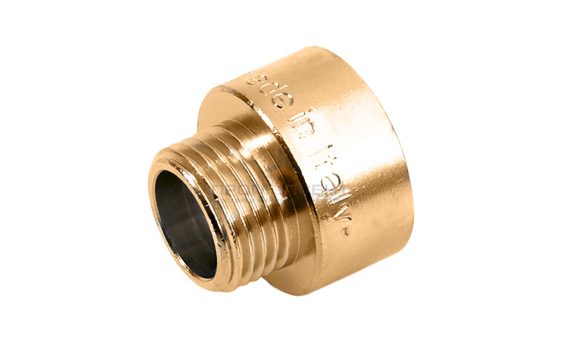 Переходник латунный с внутренней резьбой на наружную STOUT - 1