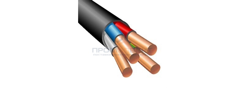 Кабель силовой ВВГнг(А) 4х10 ГОСТ 31996 (Электрокабель НН)