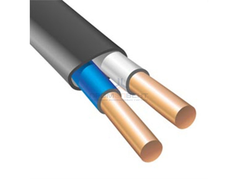Кабель силовой ВВГнг(А)-LS 2х6 плоский ГОСТ 31996 (Электрокабель НН)