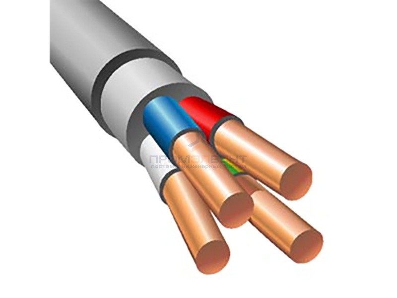 Кабель силовой NYM-O 4х1,5 0,66кВ ГОСТ IEC 60227-4-2011 (Севкабель)