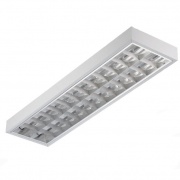 Накладной светильник 2х54 Вт ЭПРА, 1233х310, зеркальный растр