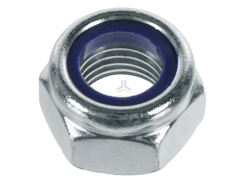 Гайка самоконтрящаяся М4 оцинкованная DIN985