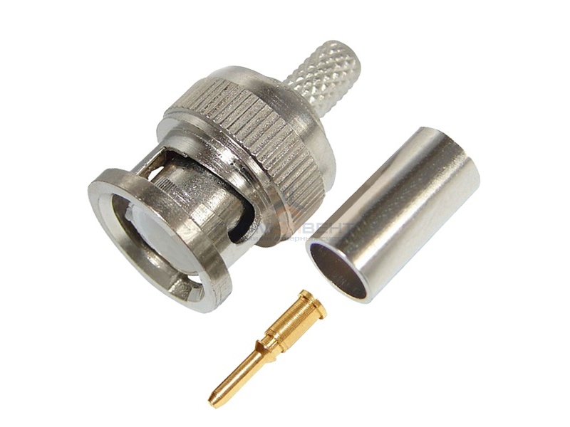 Разъем штекер BNC RG-58 обжимной