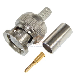 Разъем штекер BNC RG-58 обжимной