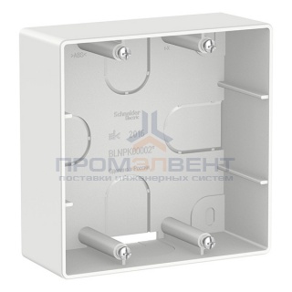 Коробка накладного монтажа для силовой розетки 32А Schneider Electric белая