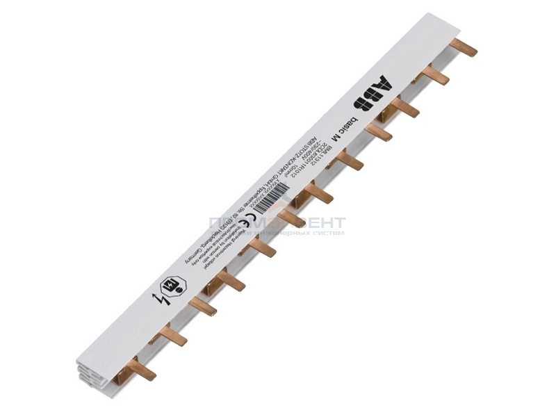 ABB Basic M Шина 3P, 12 модулей 10мм2 BML11312